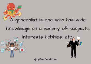 is it better to specialize or generalize